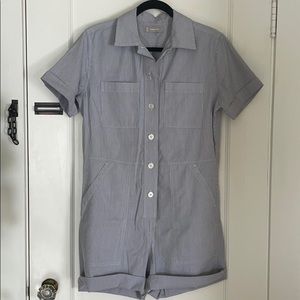 Everlane Cotton Weave Romper Size 6